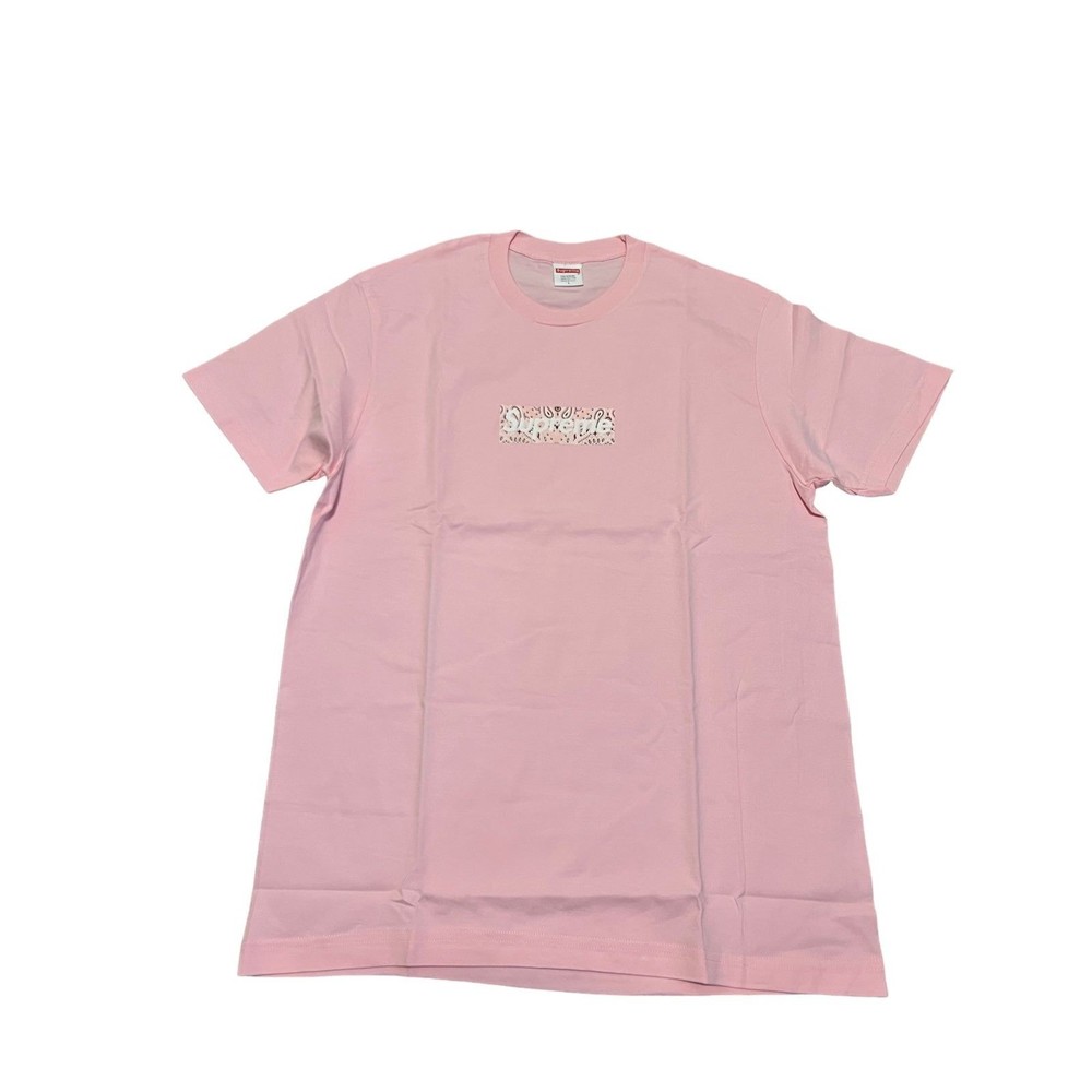 Supreme Bandana Box Logo Tee Pink